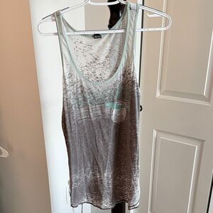 Women's Gray Tank Top Kitty Hawk Outerbanks